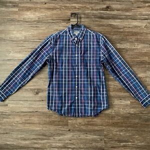 Express Button Down (S) [Blue/Pink]